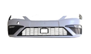 SEAT LEON FR '18-'21 FRONT BUMPER ASSY W/ GRILLE W/FOG LAMP  W/O WASH HOLE W/O SENSOR HOLE