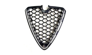 Stelvio'17-'22 Grille Silver decorative frame