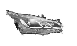 2019 COROLLA HEAD LAMP HALOGEN