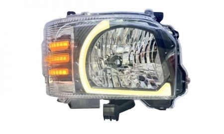 TOYOTA HIACE'14 HEAD LAMP BLACK LED