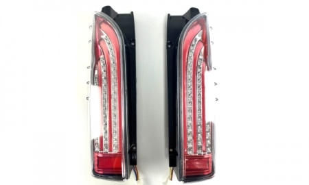 HIACE '05-'18 Tail Lamp clear+red Streamer lamp