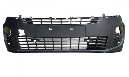 DOBLO'18 FRONT BUMPER-LOWER-BLACK-TEXTURED-W/4 HOLE