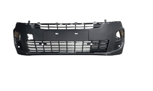 FIAT DOBLO'18 FRONT BUMPER-LOWER-BLACK-TEXTURED-W/6 HOLE