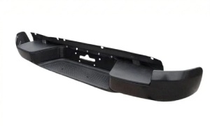 Amarok'10-'17 REAR BUMPER BLACK W/O HOLE